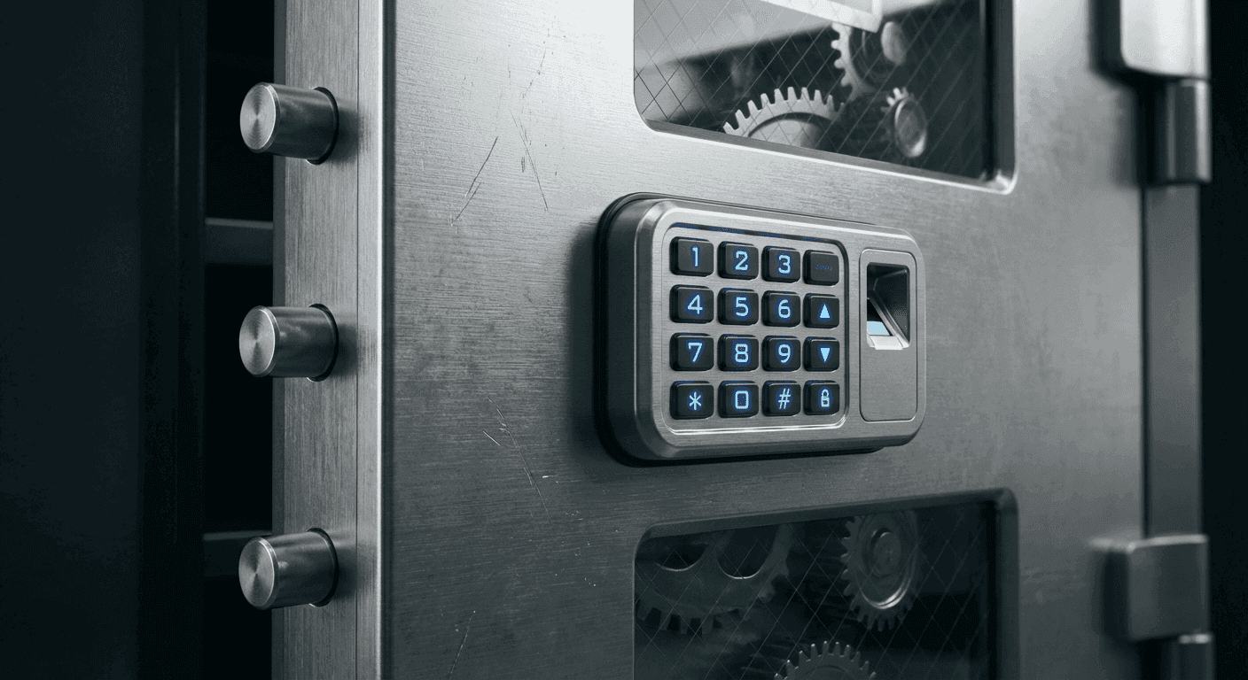 القفل الذكي (Smart Lock): تحكم كامل بخزنتك برقم سري لمرة واحدة